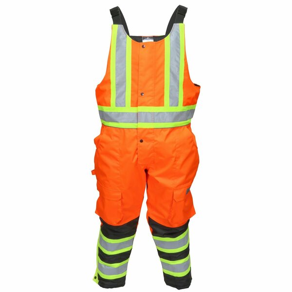 Mcr Safety Garments, Vortex, Insulated Class E Bib Pant X4 VT31BPX4